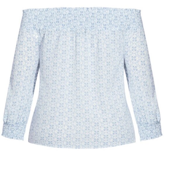 CIty Chic Off the Shoulder top size XL/ 22W - Picture 3 of 7